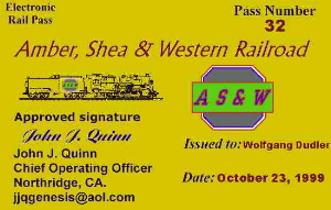 Amber, Shea & Western RR