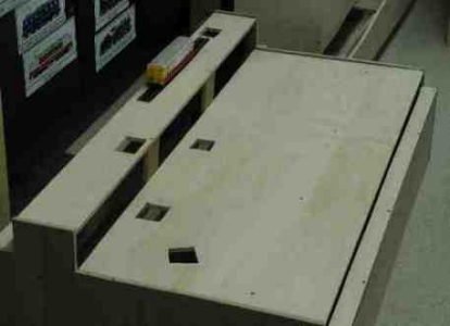 first module with cut outs for turnouts