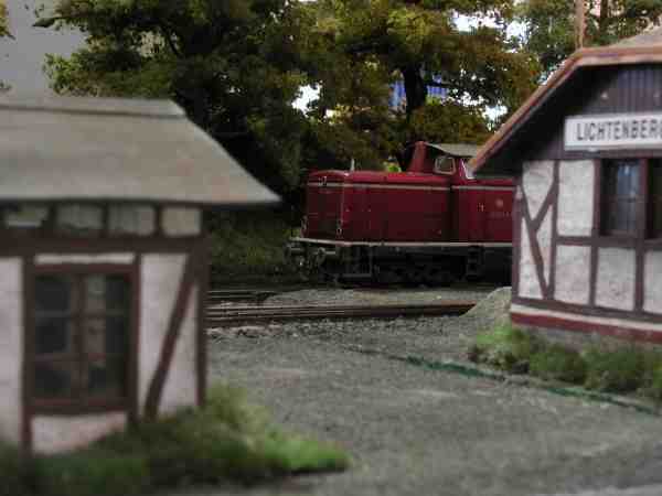 Lichtenberg, der Zug kommt