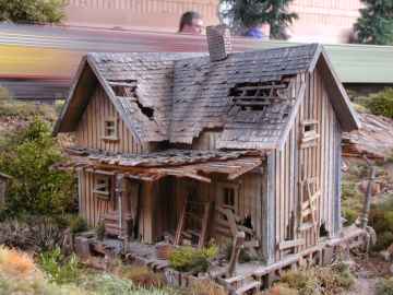 zerfallene H&uuml;tte