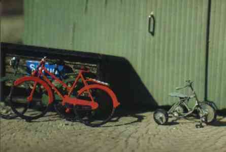 Modell Fahrradschuppen