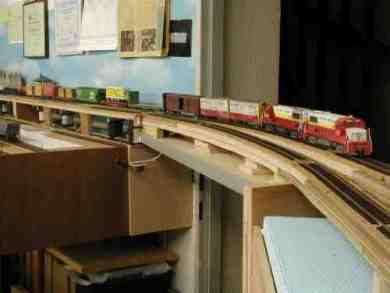 train on door bridge