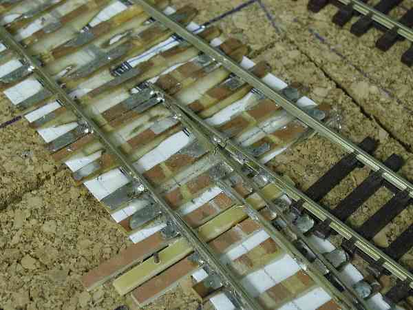 soldering turnouts